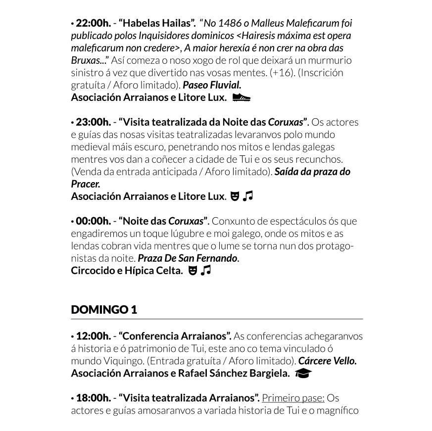 Arraianos 2019 - Programa