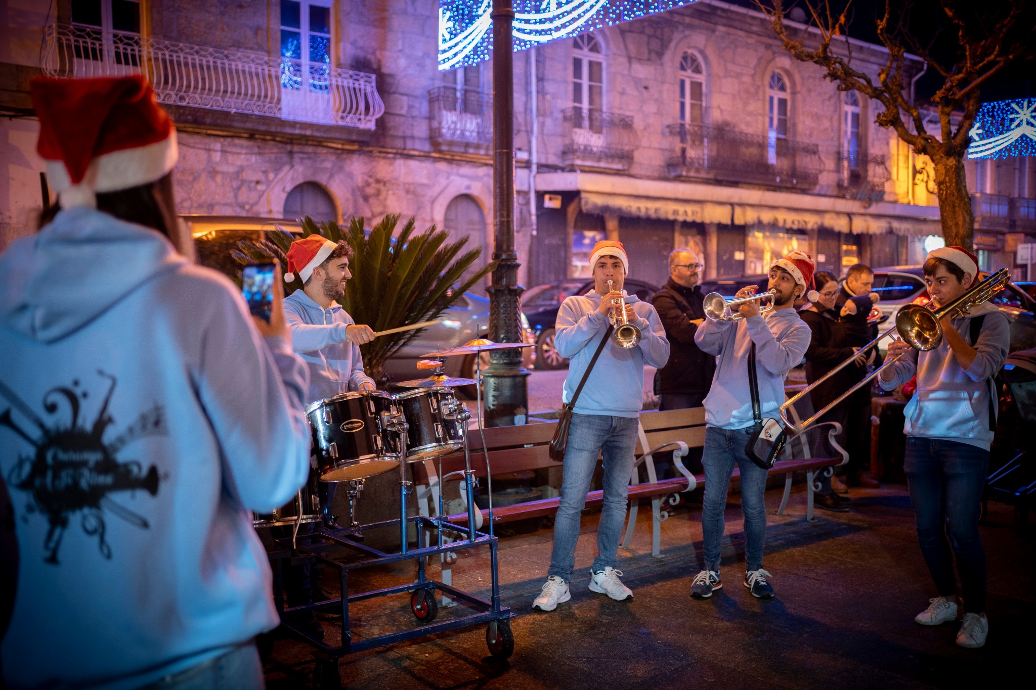 Actuación da charanga A Tu Ritmo a pasada fin de semana