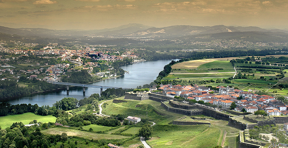 Panorámica de Tui e Valença
